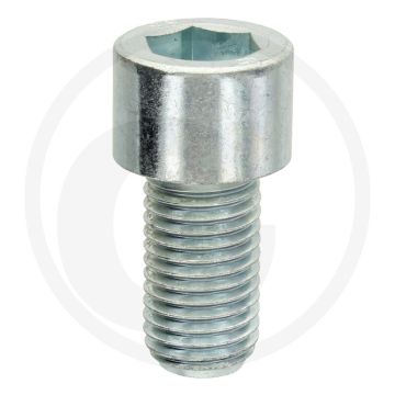 Cilindrische binnenzeskantbout M16 x 30 DIN 912 Verzinkt Staal 8.8
