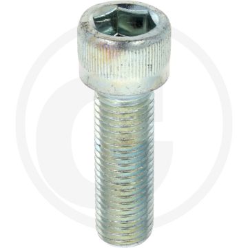 Cilindrische binnenzeskantbout DIN 912 M16 x 50 staal 10.9 gegalvaniseerd metrisch draad