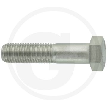 Zeskantbout M16x70 DIN 931 Roestvrijstaal (V2A) Kwaliteit 7