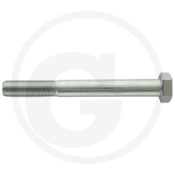 Zeskantbout M16x140 DIN 931 Verzinkt Staal 8.8 Metrische schroefdraad