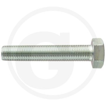 Zeskantbout DIN 933 M16x80 Staal Verzinkt 8.8
