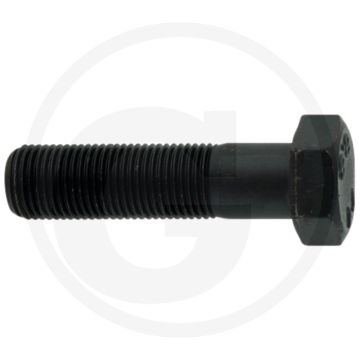 Zeskantbout DIN 960 M16x60 Staal 8.8 Zwart