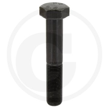 Zeskantbout DIN 960 M16x90 Staal 8.8 Zwart