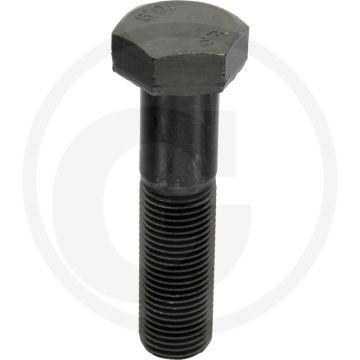 Zeskantbout DIN 960 M16x65 Staal 10.9 Zwart