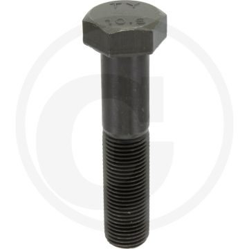 Zeskantbout DIN 960 M16 x 75 staal 10.9 zwart metrische schroefdraad