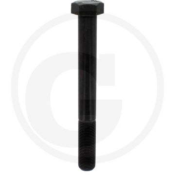 Zeskantbout DIN 960 M16 x 140 staal 10.9 zwarte afwerking metrische schroefdraad
