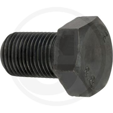 Zeskantbout DIN 961 M16x25 Staal 8.8 Zwart