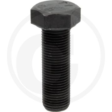 Zeskantbout M16 x 50 DIN 961 Staal 8.8 Zwart Buitenzeskant