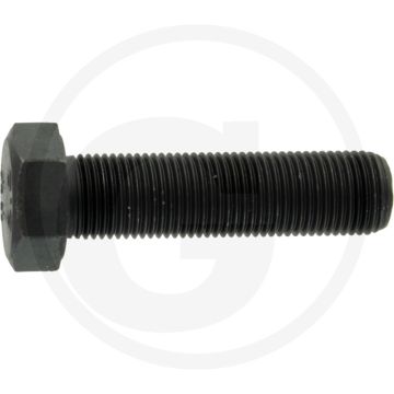 Zeskantbout DIN 961 M16x60 Staal 8.8 Zwart