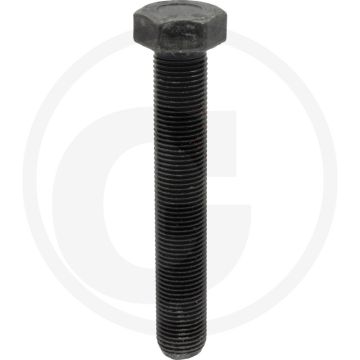 Zeskantbout DIN 961 M16 x 100 staal 8.8 zwart metrische schroefdraad