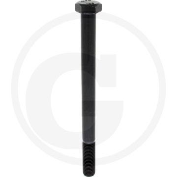 Zeskantbout M16x200 DIN 931 Staal 10.9 Onbehandeld Zwart