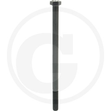 Zeskantbout M16x280 DIN 931 Staal 10.9 Onbehandeld Zwart