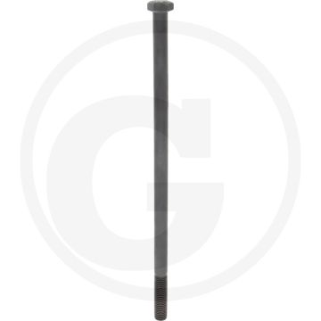 Zeskantbout M16x360 DIN 931 Staal 10.9 Onbehandeld Zwart