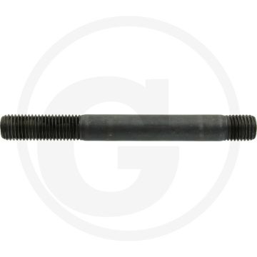 Tapeind DIN 939 M16 x 130 staal 8.8 metrische draad zwart