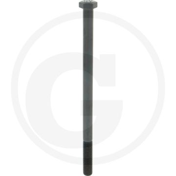 Zeskantbout M16x270 DIN 931 Staal 10.9 Zwart Buitenzeskant