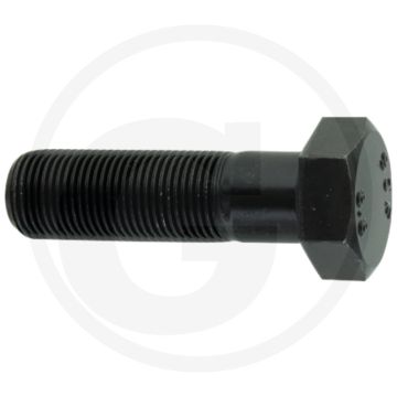 Zeskantbout DIN 960 M18x60 Staal 8.8 Zwart