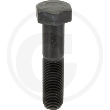 Zeskantbout DIN 960 M18x80 Staal 8.8 Zwart