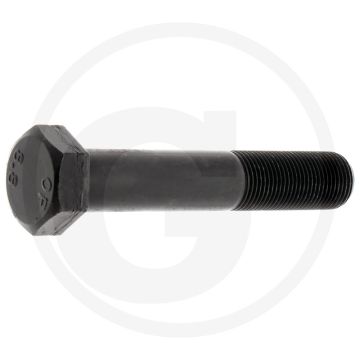 Zeskantbout DIN 960 M18 x 100 staal 8.8 zwart metrische schroefdraad