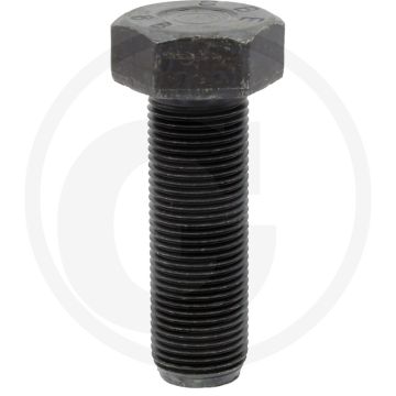Zeskantbout DIN 961 M18 x 55 staal 8.8 zwart metrische schroefdraad