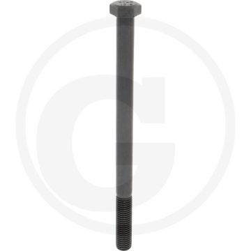 Zeskantbout M18x260 DIN 931 Staal 10.9 Onbehandeld Zwart