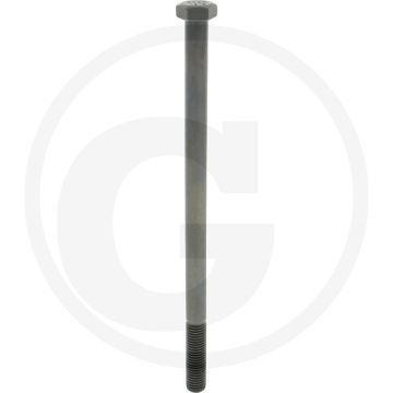 Zeskantbout M18x320 DIN 931 Staal 10.9 Onbehandeld Zwart
