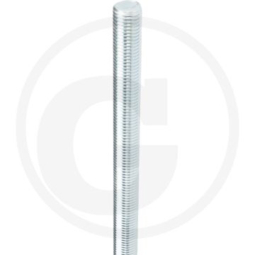 Draadeind M20 x 1000 DIN 976 Verzinkt Staal Kwaliteit 4.6-5.8 Standaard Draad