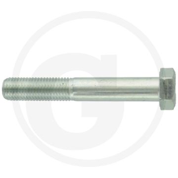Zeskantbout DIN 931 M20 x 130 staal 8.8 verzinkt metrische schroefdraad