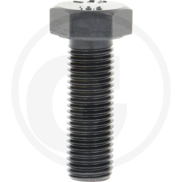 Zeskantbout M20x60 DIN 933 Staal 10.9 Onbehandeld Metrische schroefdraad