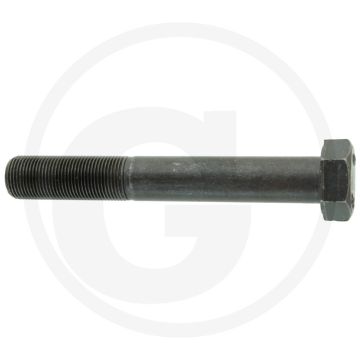 Zeskantbout DIN 960 M20 x 140 staal 8.8 zwart metrische schroefdraad