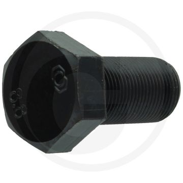 Zeskantbout DIN 961 M20x40 Staal 8.8 Zwart