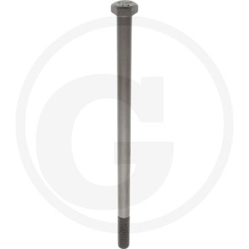 Zeskantbout M20x400 DIN 931 Staal 10.9 Onbehandeld Zwart