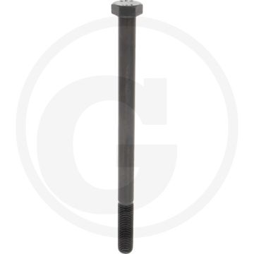 Zeskantbout M20x300 DIN 931 Staal 10.9 Onbehandeld Zwart