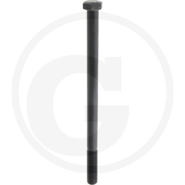 Zeskantbout M20x320 DIN 931 Staal 10.9 Onbehandeld Zwart