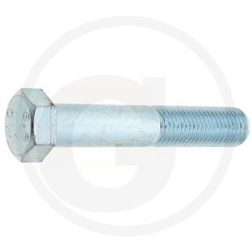 Zeskantbout DIN 931 M22 x 120 staal 8.8 verzinkt gegalvaniseerd metrische schroefdraad