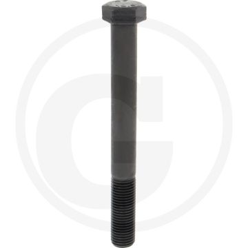 Zeskantbout M22x200 DIN 931 Staal 10.9 Onbehandeld Zwart