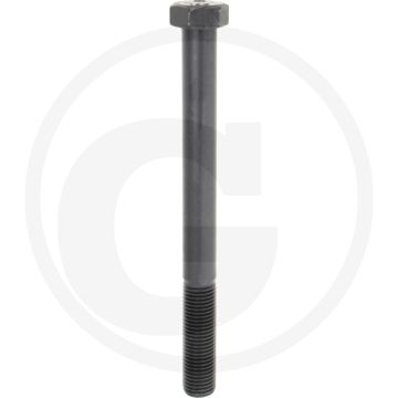 Zeskantbout M22x240 DIN 931 Staal 10.9 Onbehandeld Zwart