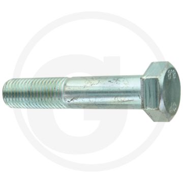 Zeskantbout DIN 931 M24 x 120 staal 8.8 verzinkt metrische schroefdraad