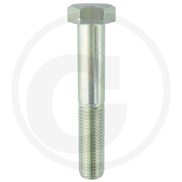 Zeskantbout DIN 931 M24 x 140 staal 8.8 verzinkt metrische draad