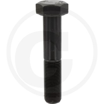 Zeskantbout DIN 960 M24 x 120 staal 8.8 buitendraad 2mm zwart