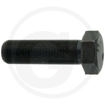 Zeskantbout DIN 961 M24 x 80 staal 8.8 zwart metrische schroefdraad