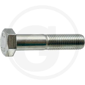 Zeskantbout DIN 931 M24 x 110 staal 8.8 verzinkt metrische schroefdraad