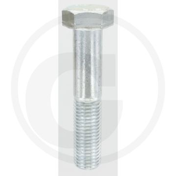 Zeskantbout DIN 931 M24 x 120 staal 8.8 verzinkt metrische schroefdraad