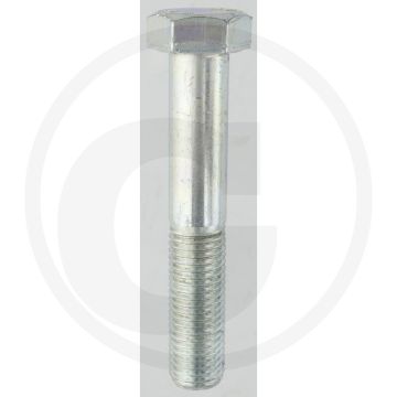Zeskantbout DIN 931 M24 x 140 staal 8.8 verzinkt metrische schroefdraad