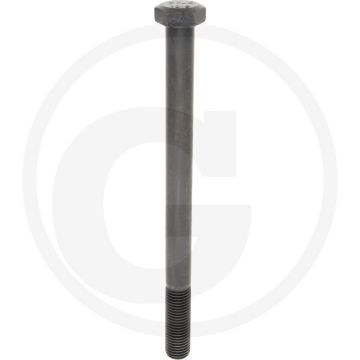 Zeskantbout M24x320 DIN 931 Staal 10.9 Onbehandeld Zwart