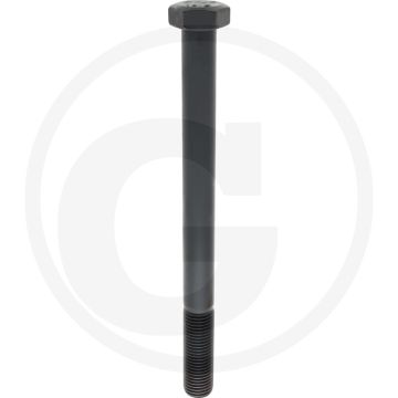 Zeskantbout M27x320 DIN 931 Staal 10.9 Onbehandeld Zwart