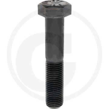 Zeskantbout M27x140 DIN 931 Staal 10.9 Onbehandeld Zwart
