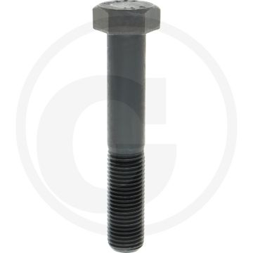 Zeskantbout M27x160 DIN 931 Staal 10.9 Onbehandeld Zwart