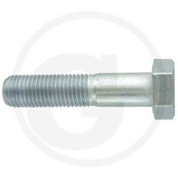 Zeskantbout DIN 931 M30x130 Verzinkt Staal 8.8