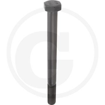 Zeskantbout M30x360 DIN 931 Staal 10.9 Onbehandeld Zwart