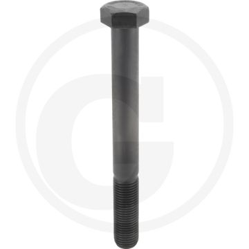 Zeskantbout M33x300 DIN 931 Staal 10.9 Onbehandeld Zwart